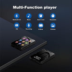 2.4 Inch HiFi bluetooth MP3 Player Built-in 32GB Memory 30H Playback Touch Screen Portable Digital Audio Lossless Music MP4 Player with FM Radio Recording Ebook