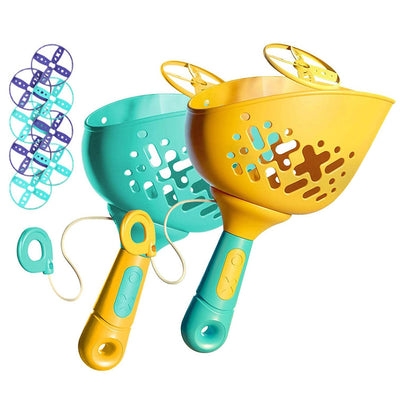 Children Launch Throw Catch Flying Saucers Outdoor Sports Games Ball Parent-child Interaction Toys Double Docking Bouncing