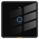 LinkMejor Tuya Wireless WiFi RF433 Smart Home Wall-mounted Light Switch Touch Panel Control Switches Timing Function Remote APP Control Voice Control with Alexa Google Assistant Yandex Tmall Genie