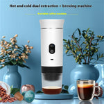 Comfook Portable Espresso Coffee Machine USB Digital Display NS Capsule & Powder Extraction Coffee Maker Outdoor for Car Home Travel