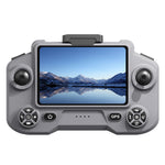 LinkMejor AE20 GPS 5G WiFi FPV with 4.5inch LCD Screen Controller Voice Prompts 720P HD Dual Camera Servo Gimbal Lifting Obstacle Avoidance One-Key Airdrop Brushless Foldable RC Drone Quadcopter RTF