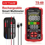 LinkMejor TS-60 Digital Multimeter 6000 Counts High Precision Rechargeable Battery Live Wire Detection AC/DC Voltage Current Measurement