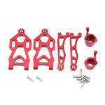 Front Upper Lower Swing Arms Steering Cup For 1/16 SCY 16101 16201 JJRC Q117 Q130 Q132 Metal Upgrade Accessories RC Car Parts