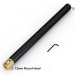 LinkMejor Wood Lathe Truning Tools Grip Handle for Square 12mm Round Turning Tool bar