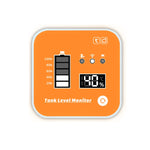 ME201R Ultrasonic Level Sensor Water Tank Monitor 0.1m-4m Measuring Range LCD Temperature Time Display Tuya SmartLife App Control -20℃ to 70℃