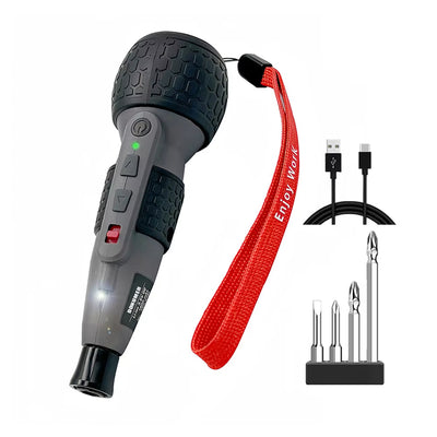 LinkMejor Mini Electric Screwdriver PTS-066 3.6V 1800mAh Lithium Battery Type-C USB 3-Level Adjustable Torque LED Light 300RPM Pen Style Tool