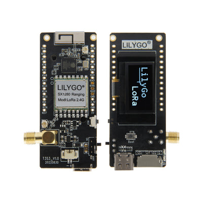 LinkMejor® T3S3 ESP32-S3 LoRa SX1262/SX1276 SX1280 2.4G Development Board WiFi Bluetooth Wireless Module 0.96 Inch OLED Display Type-C