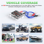LinkMejor BM200 PRO 12V LED Car Battery Tester Monitor Head-Up Display Waterproof SOH SOC Charging Battery Capacity Analyzer Tools