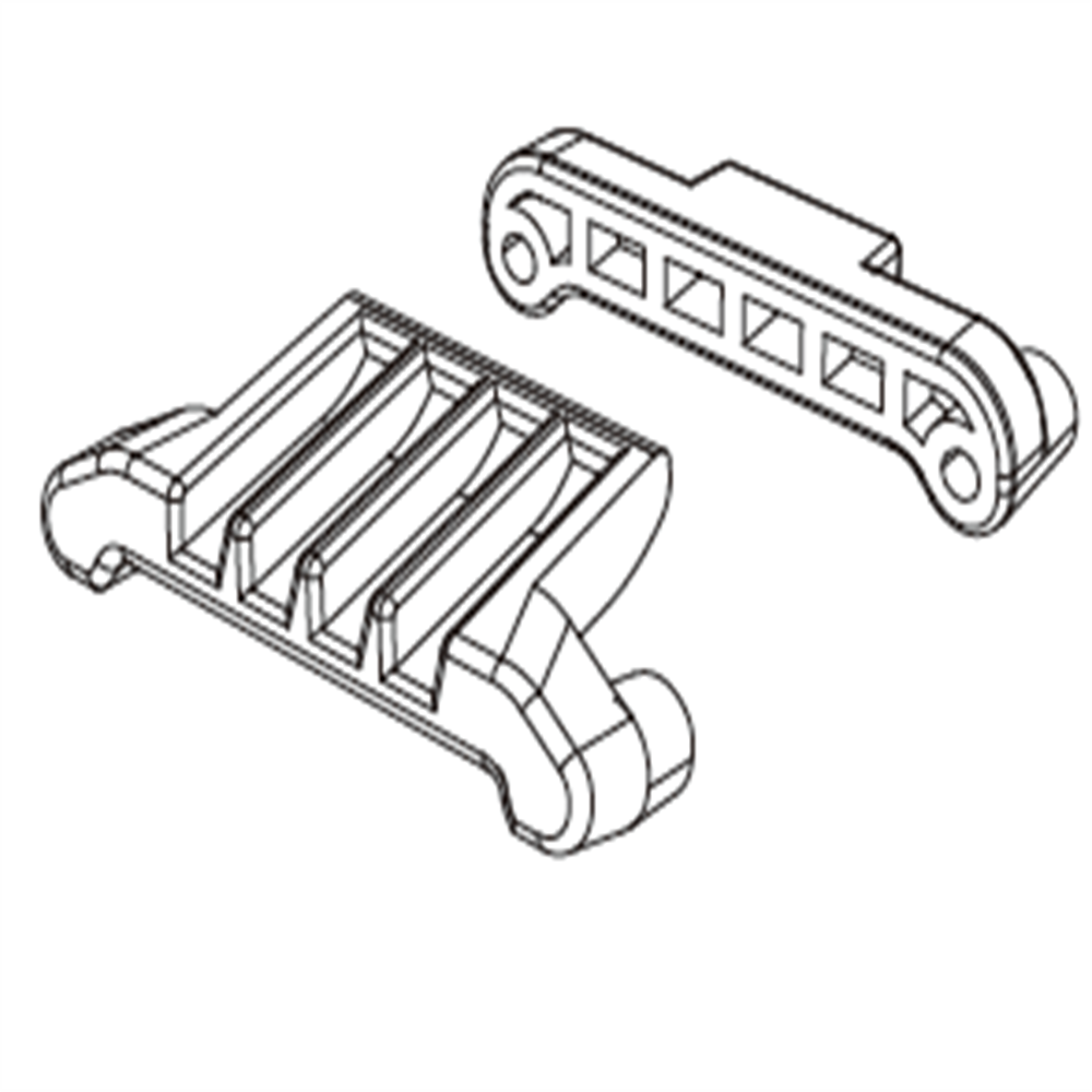 LinkMejor 16208 RC Car Original Parts Front and Rear Car Shell Bracket 16280