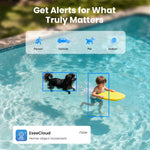 Hiseeu WTDS803 6MP Pixels Solar Powered Dual Lens Wireless WIFI IP Camera with Color Night Vision PIR Motion Alerts Eseecloud App Remote Control IP65 Waterproof