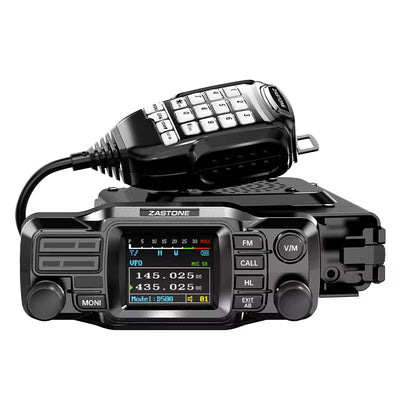 LinkMejor D500 Dual Band Mobile Radio 137-174MHz 400-470MHz 25W High Power 1052 Memory Channels LCD Screen Encryption Technology Secure Communication