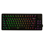 LinkMejor NS75 Hall Effect Magnetic Switch Mechanical Keyboard with Rotary Knob Tri-mode 83-keys Hot Swappable RGB 0.005mm RT Accuracy 8K Polling Rate