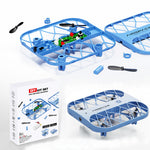 LinkMejor H142 PRO MAX DIY Self-Assembled KIT Educational Puzzle Learning Training Competition Flying Aircraft WiFi FPV Altitude Hold  Mode 2.4G Remote Control RC Drone Quadcopter RTF