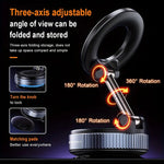 360° Rotate Foldable Car Mount Phone Holder Universal Vacuum Strong Magnetic Multifunctional Navigation Support Bracket