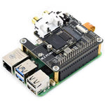 PCIe To M.2 HAT With I2S Audio Extension For Raspberry Pi Supports NVMe Protocol Solid State Drive PCM5122 DAC Onboard RCA Connector Headphone Jack