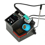 LinkMejor A9PRO Soldering Station 120W Temperature Control Welding Tool Compatible with 245 Tips Adjustable Hibernation Bracket Silicone Organizer Professional Soldering Handle