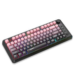 LinkMejor L400 Three Mode Wireless Gaming Keyboard 81 Keys Ergonomic RGB Backlight Membrane 2000mAh Battery Gradient Keycaps Gamer Keyboards
