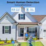 LinkMejor WHC905 5MP PTZ Wireless Security Outdoor Camera Explosion-Proof Cameras Auto Tracking Motion Detection WiFi Camera Works with Alexa Wireless Camera System
