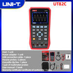 LinkMejor UT82A UT82B UT82C UT82D Digital Oscilloscope Multimeter 50MHz 100MHz 250MSa/s 500MSa/s Signal Generator True RMS Type-C Charging