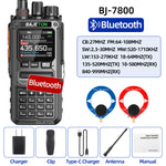LinkMejor BJ-7800 10W Walkie Talkie Long Range SW MW LW AM SSB CB Receive Wireless bluetooth Programming NOAA Two Way Radio