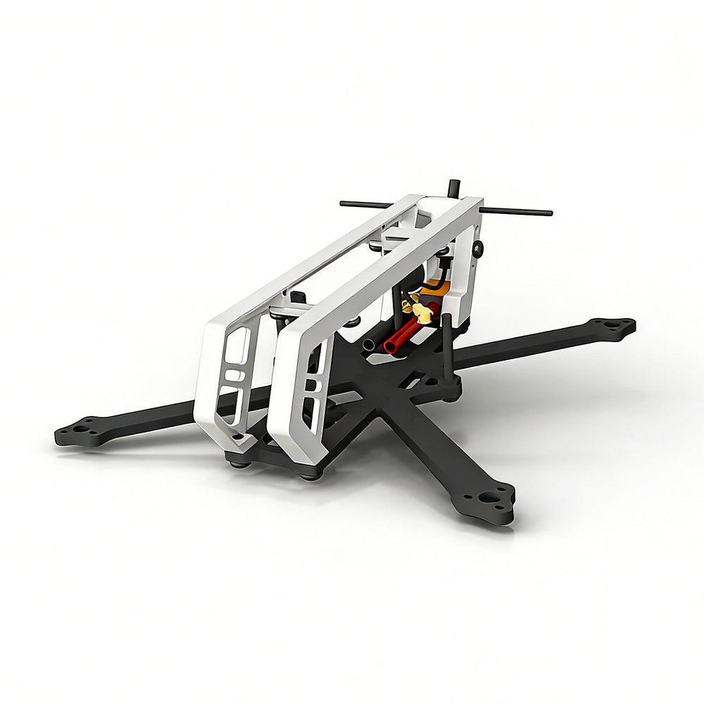 LinkMejor Lightning3 112mm Wheelbase 3 Inch Frame Kit Compatible with Analog / DJI O4 Air Unit for DIY RC FPV Racing Drone
