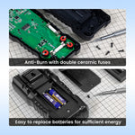 EU US Direct KAIWEETS HT118E Digital AC/DC Multimeter TRMS 20000 Counts High Resolution with Flashlight True RMS CAT IV 600V Safety Rated Best for Electronics Testing