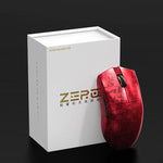 LinkMejor ZERO3 Pro Carbon Fiber Wireless Gaming Mouse Tri-mode Lightweight PAW3395/PAW3311 Sensor Dual 8K Polling Rate 500mAh Rechargeable Office Gaming Mouse
