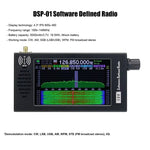 SDR-101 SDR Radio DSP Digital Demodulation Aluminium Alloy Digital Radio CW/AM/SSB/FM/WFM Radio Receiver 4.3inch IPS 800x480 LCD Display