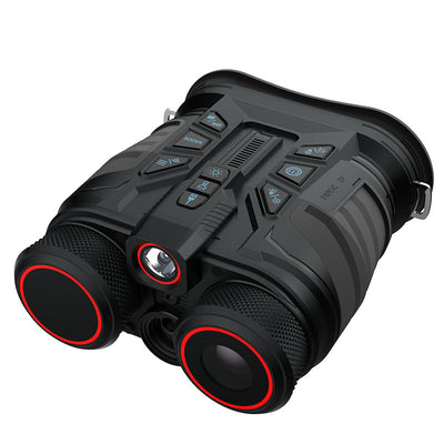 D68 Night Vision Binoculars 8MP 18X Digital Zoom 5K Video 800M Laser Rangefinder GPS WiFi Remote Control 5000mAh Outdoor Hunting Telescope with Compass Gyroscope Stabilization