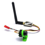EWRF 5.8GHz FPV Transmitter with 1000TVL Camera – 48CH, 100/200/400/1000mW Long Range, Supports OSD/Pitmode/Smartaudio, 2.8mm Lens for RC Drones