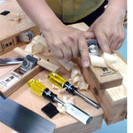 LinkMejor 42mm Japanese Block Plane Kanna Hand Plane Woodworking Tool with High Carbon Steel Blade