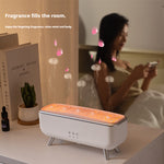Tevorex Dynamic Jellyfish Aroma Diffuser 300ML Multi-Color LED Light Sound Responsive Technology Essential Oil Compatible Long Runtime Adjustable Mist Output