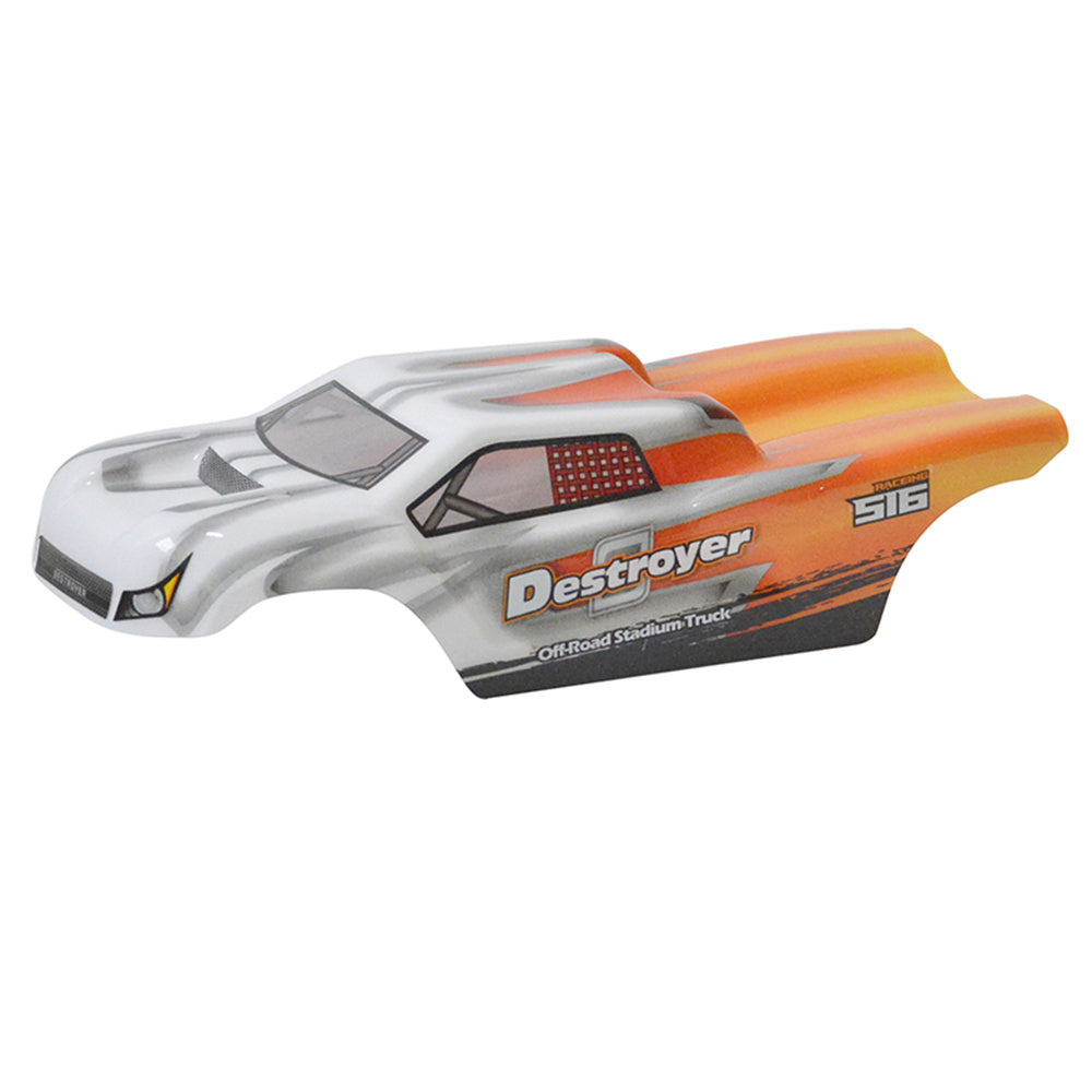 LinkMejor 16890 16890A 1/16 RC Car Parts Body Shell Painted w/ Sticker M16066 M16067 Vehicles Models Spare Accessories