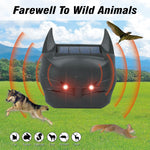 Outdoor Solar Animal Repellent Ultrasonic Infrared Bird Repellent Dog Repellent Mouse Repellent Built-In Light Sensor  IP44 Waterproof