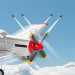 Flybear FX9501 P51 Mustang Fighter 395mm Wingspan Brushless Motor 2.4G 4CH Built-in Gyro EPP RC Airplane Fixed Wing RTF