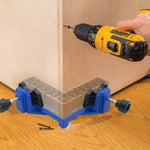 LinkMejor Right Angle Woodworking Clamp Adjustable 90 Degree Corner Clamp Board Thickness 24-75mm for Photo Framing Cabinet Making Welding Furniture Assembly