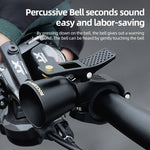 LinkMejor Bike Bell 100db Copper Alloy Security Alert Waterproof Ring Easy Installation Crisp Bell for MTB Road Bicycle Cycling