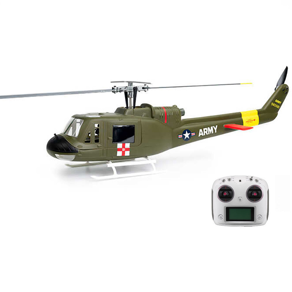 LinkMejor WING UH-1 V4 Upgrade Version Class 470 6CH Brushless Motor GPS Fixed Point Altitude Hold Scale RC Helicopter PNP/RTF With ACE Flight Control System