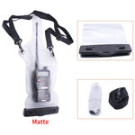 Waterproof Walkie Talkie Pouch Water Resistant Dustproof Case for Motorola Baofeng UV-5R BF-888S UV5R UV-13 Transparent Matte PVC for Outdoor Activities