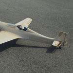 LinkMejor FOCKE WULF TA-152H 2400mm Wingspan 1/6 Scale Balsa Wood RC Airplane KIT