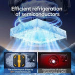 P70 Semiconductor Cooler 10W 2000mAh Magnetic Phone Radiator AI Temp Control Gaming Cooler for iPhone Android Universal