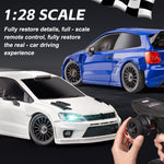 LinkMejor 2801 RTR 1/28 2.4G 4WD RC Car Drift for POLO R LED Light On-Road Full Proportional Racing Vehicles Models Toys 3.7V 1s Battery
