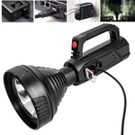 A08 Long Shoot Strong OSL Spotlight with 18650 Li-ion Battery USB Rechargeable＆Power Display LED Handheld Flashlight Home Tools