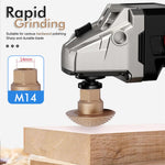 M14 Arc-shaped Woodworking Grinding Head Wood Grinding Disc 30mm 50mm 70mm For 115/125 Angle Grinder Wood Polishing Tool