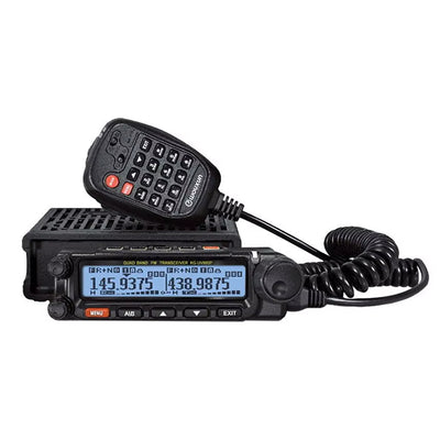 LinkMejor KG-UV980P 50W Quad Band Mobile Radio VHF & UHF Air Band Receiving Cross Band Repeater Car Walkie Talkie
