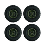 4PCS LDR/C LDP06 1/12 Unimog RC Car Spare Tires Wheels L0049G L0049Y Vehicles Models Parts Accessories