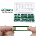 270 Pcs 18 Sizes HNBR O Ring Assortment Kit Green Automotive A/C Seal Rings for Car Auto Vehicle Repair