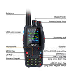 LinkMejor KT-A16 Airband Handheld Radio 6W High Power 118-136MHz Walkie Talkie 200 Channels 10 NOAA Channels VHF VOXs Long Battery Long Range Transceiver with 1.77inch Color LCD Screen