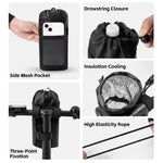 WEST BIKING Bike Water Bottle Bag Insulated Handlebar Cup Holder Folding Bicycle Scooter Storage Pouch Multi Color Thermal Cycling Drink Carrier