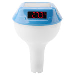 Wireless Solar Powered Pool Thermometer IP68 Waterproof RGB Ambient Light Temperature Display Smart Timer Child Lock 2200mAh Battery Smart Home Automation Solar Energy Savings Device